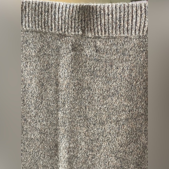 NWT Monrow x Revolve Cashmere Wool Blend Pencil Skirt in Brown/Taupe - Picture 8 of 8